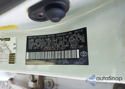 2014 Toyota Prius V Five из США, поврежденный, VIN JTDZN3EU2EJ013601